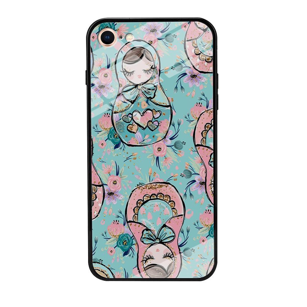 Nesting Dolls Morning Side iPhone 8 Case-Oxvistore