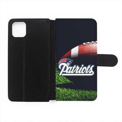 New England Patriots Ball Flip Wallet Phone Case