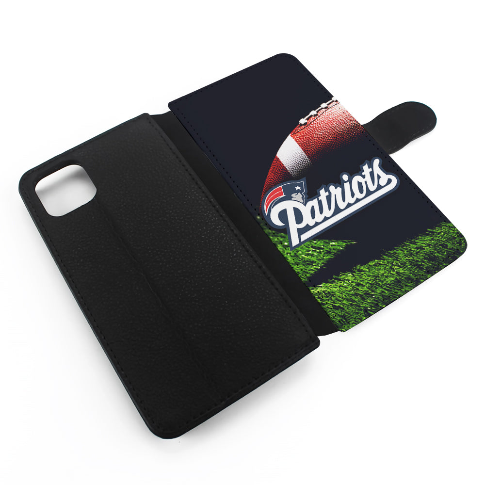 New England Patriots Ball Flip Wallet Phone Case