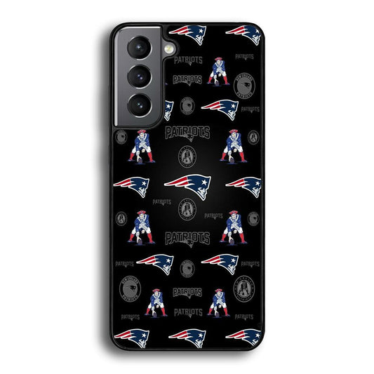 New England Patriots a Lot of Spirit Samsung Galaxy S21 Case-Oxvistore