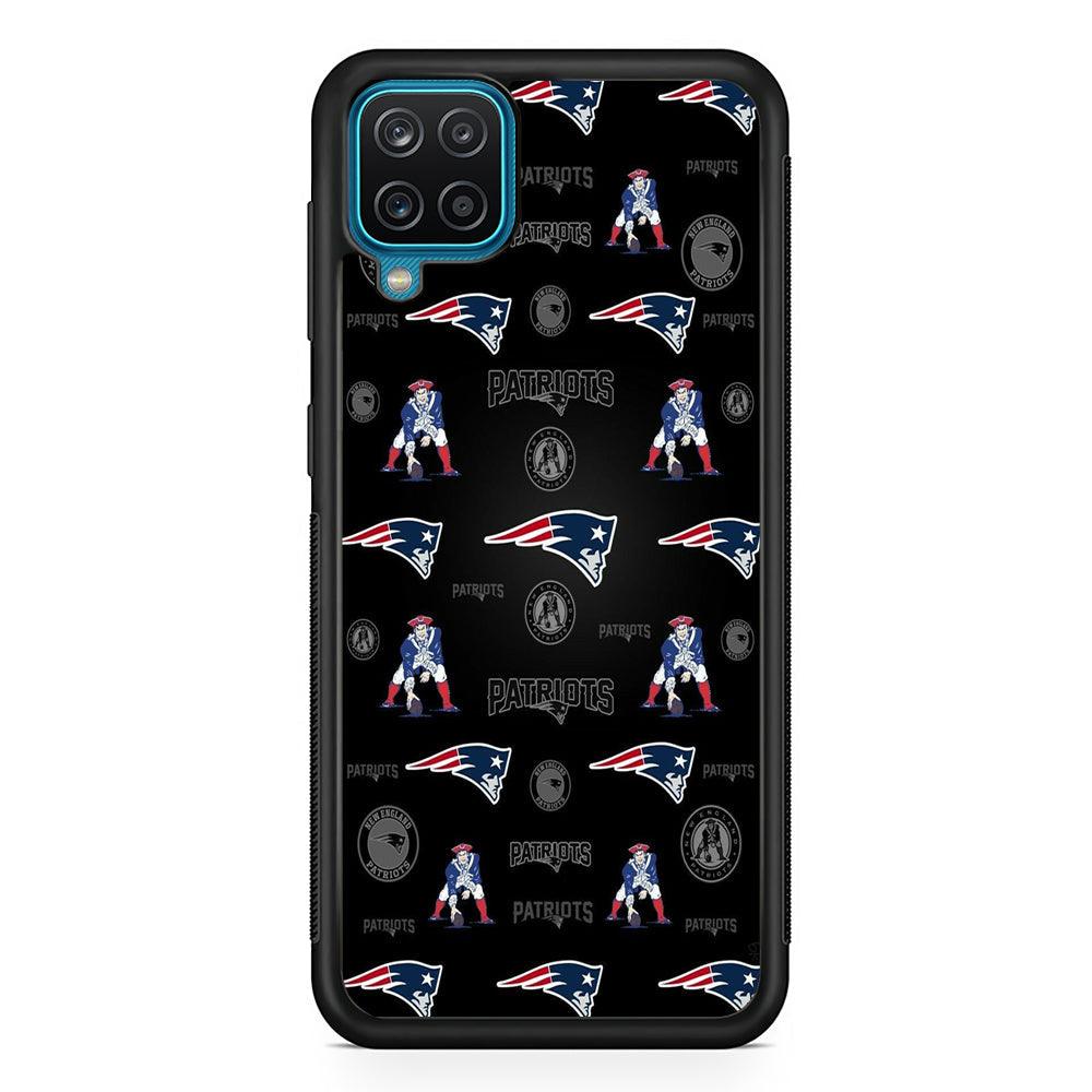 New England Patriots a Lot of Spirit Samsung Galaxy A12 Case-Oxvistore