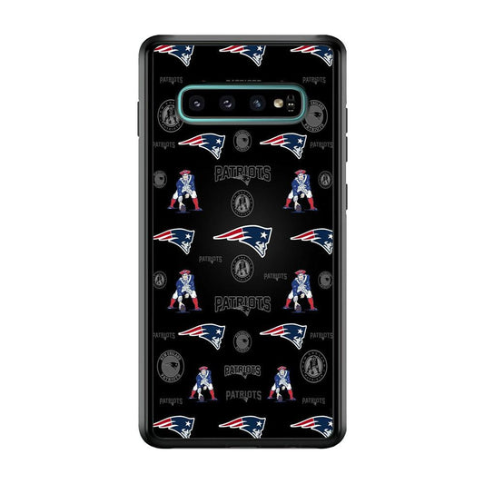 New England Patriots a Lot of Spirit Samsung Galaxy S10 Plus Case-Oxvistore