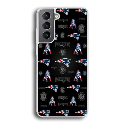 New England Patriots a Lot of Spirit Samsung Galaxy S21 Case-Oxvistore