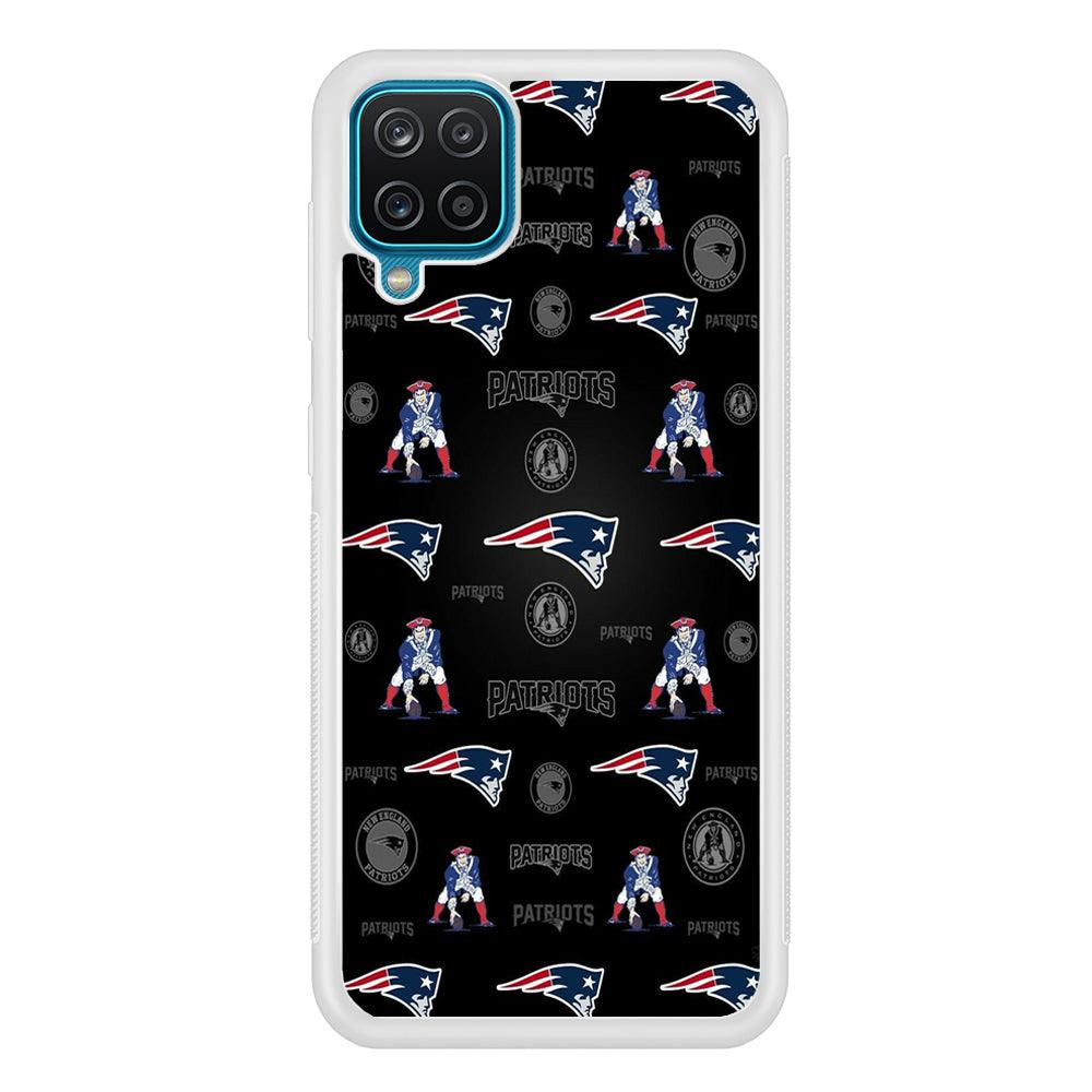 New England Patriots a Lot of Spirit Samsung Galaxy A12 Case-Oxvistore