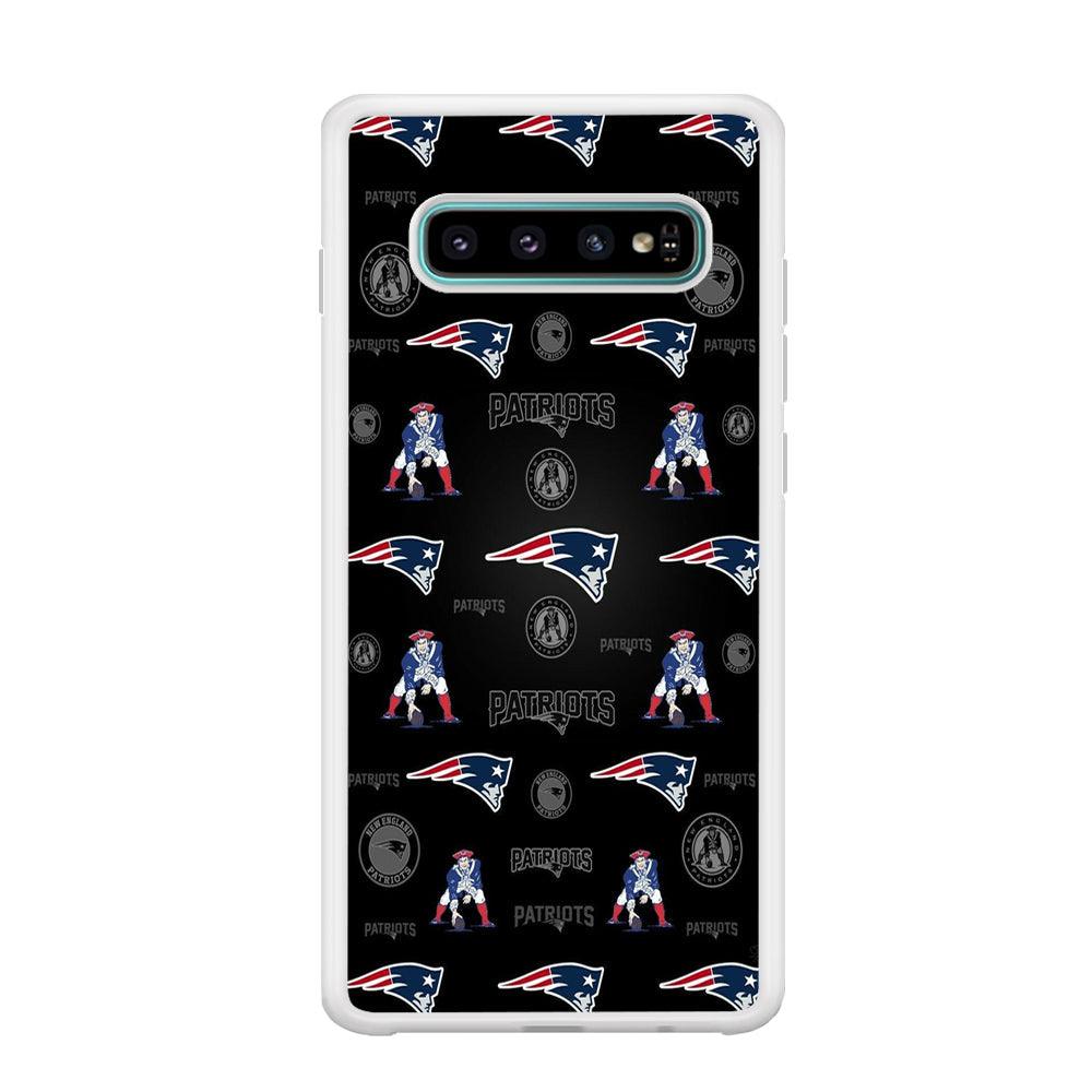 New England Patriots a Lot of Spirit Samsung Galaxy S10 Plus Case-Oxvistore