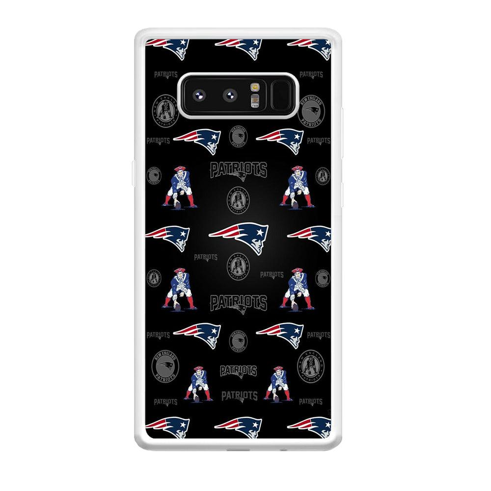 New England Patriots a Lot of Spirit Samsung Galaxy Note 8 Case-Oxvistore