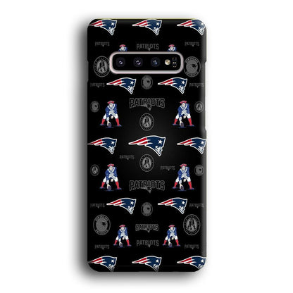 New England Patriots a Lot of Spirit Samsung Galaxy S10 Plus Case-Oxvistore