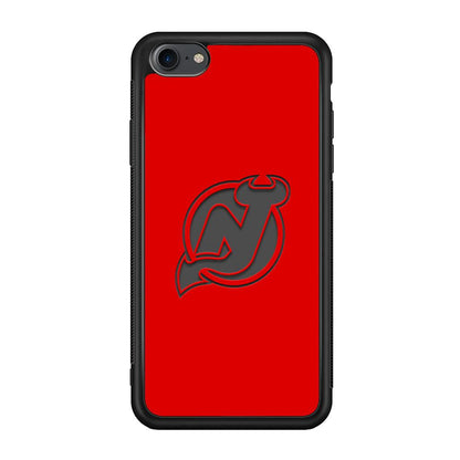 New Jersey Devils Grey Back Wall iPhone 8 Case-Oxvistore