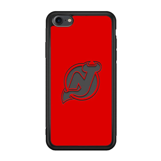 New Jersey Devils Grey Back Wall iPhone 8 Case-Oxvistore