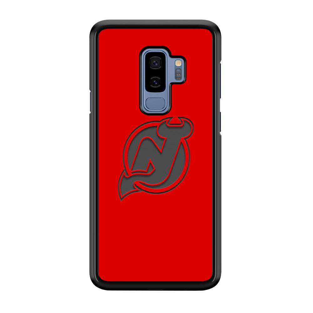 New Jersey Devils Grey Back Wall Samsung Galaxy S9 Plus Case-Oxvistore