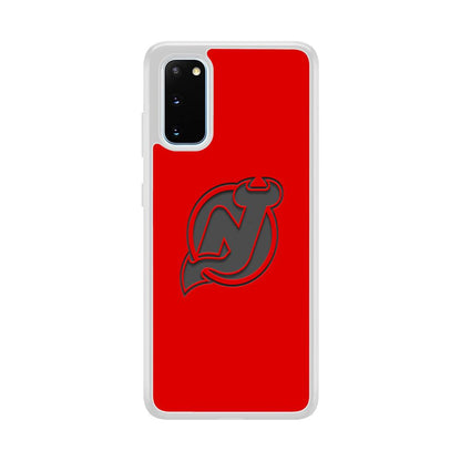 New Jersey Devils Grey Back Wall Samsung Galaxy S20 Case-Oxvistore