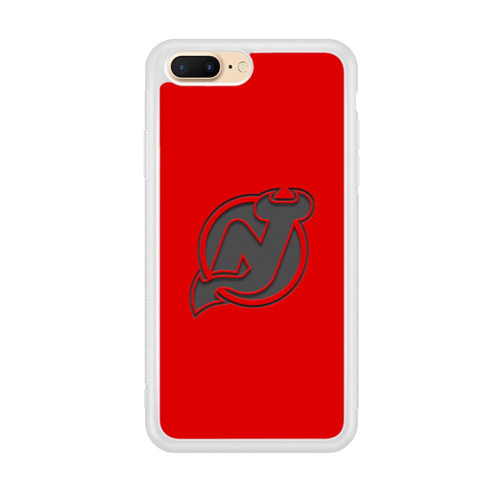 New Jersey Devils Grey Back Wall iPhone 7 Plus Case-Oxvistore