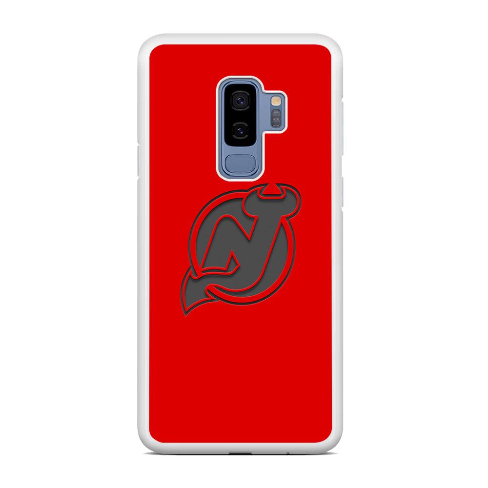 New Jersey Devils Grey Back Wall Samsung Galaxy S9 Plus Case-Oxvistore