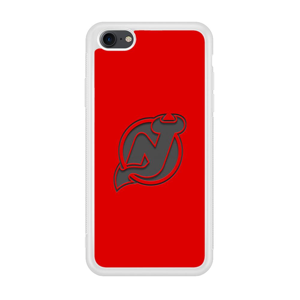 New Jersey Devils Grey Back Wall iPhone 8 Case-Oxvistore