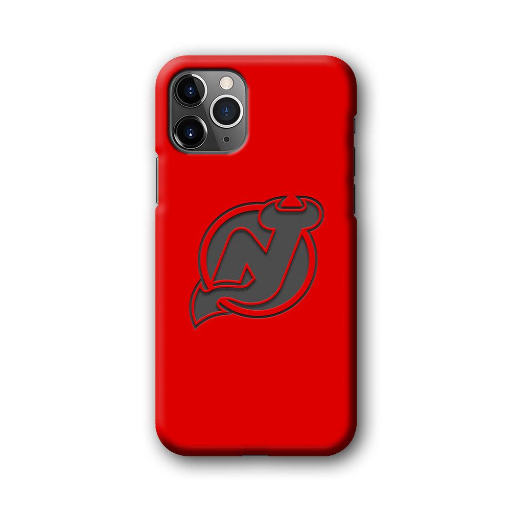 New Jersey Devils Grey Back Wall iPhone 11 Pro Case-Oxvistore