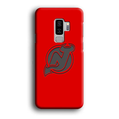 New Jersey Devils Grey Back Wall Samsung Galaxy S9 Plus Case-Oxvistore