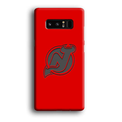 New Jersey Devils Grey Back Wall Samsung Galaxy Note 8 Case-Oxvistore