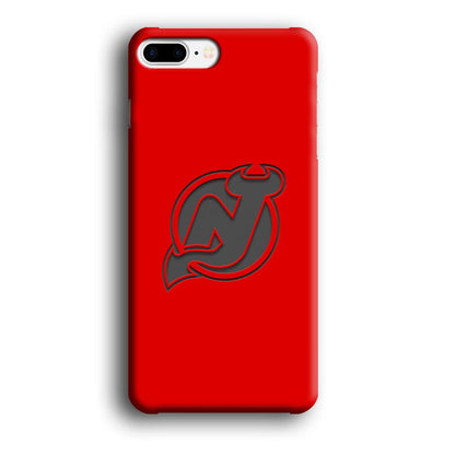 New Jersey Devils Grey Back Wall iPhone 7 Plus Case-Oxvistore