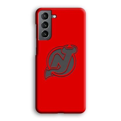 New Jersey Devils Grey Back Wall Samsung Galaxy S21 Case-Oxvistore