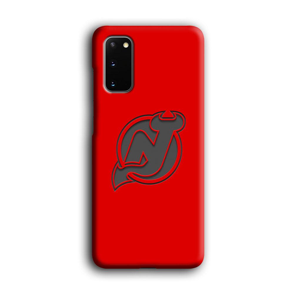 New Jersey Devils Grey Back Wall Samsung Galaxy S20 Case-Oxvistore