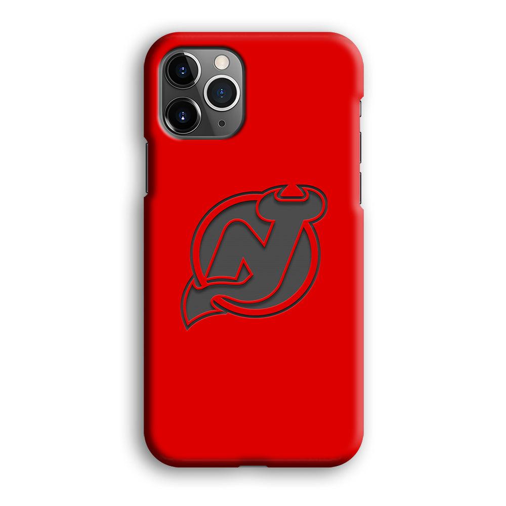 New Jersey Devils Grey Back Wall iPhone 12 Pro Max Case-Oxvistore