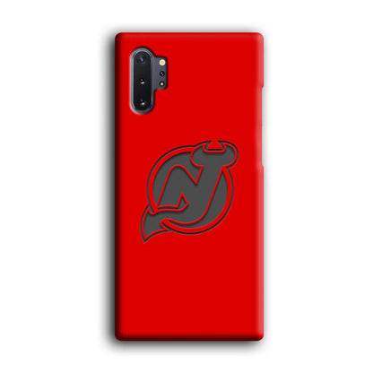 New Jersey Devils Grey Back Wall Samsung Galaxy Note 10 Plus Case-Oxvistore