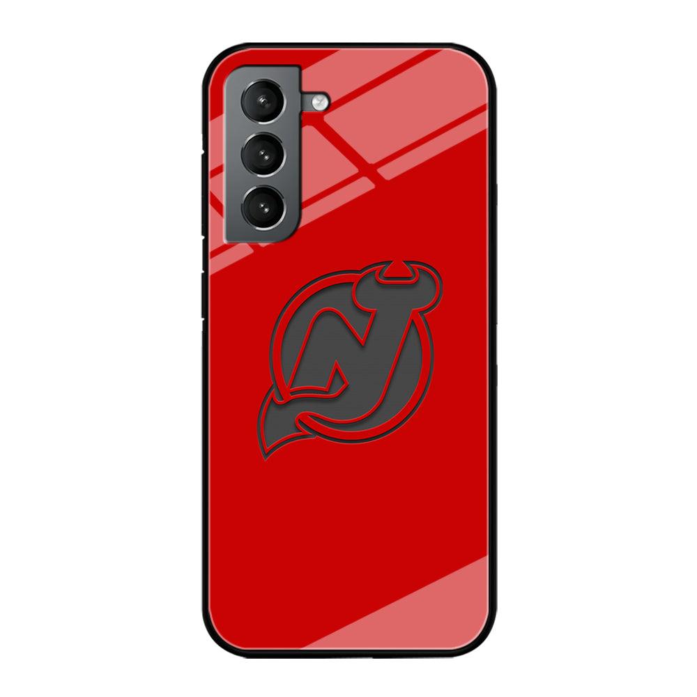 New Jersey Devils Grey Back Wall Samsung Galaxy S21 Case-Oxvistore