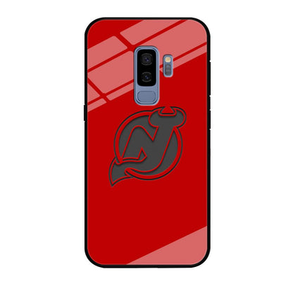 New Jersey Devils Grey Back Wall Samsung Galaxy S9 Plus Case-Oxvistore