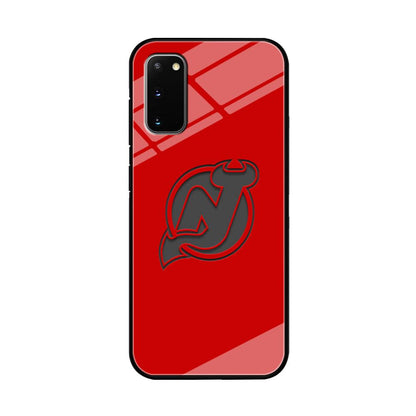 New Jersey Devils Grey Back Wall Samsung Galaxy S20 Case-Oxvistore