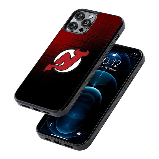 New Jersey Devils Logo 2D Rubber Phone Case-Oxvistore