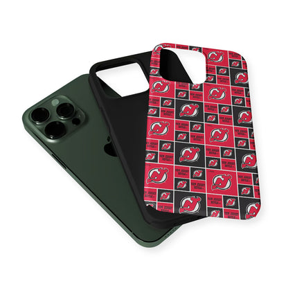 New Jersey Devils Pattern 2 in 1 Tough Phone Case