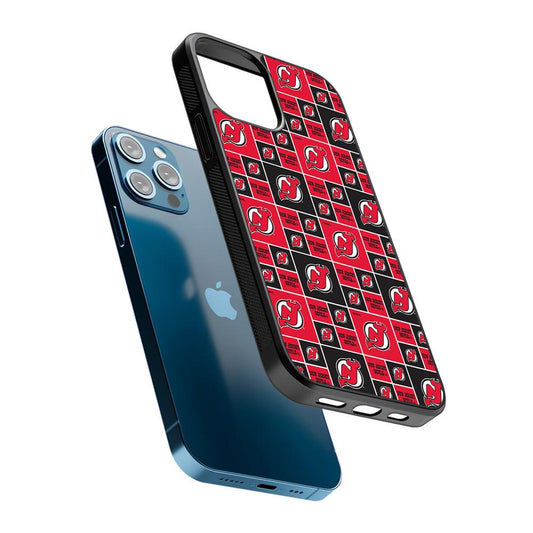 New Jersey Devils Pattern 2D Rubber Phone Case-Oxvistore