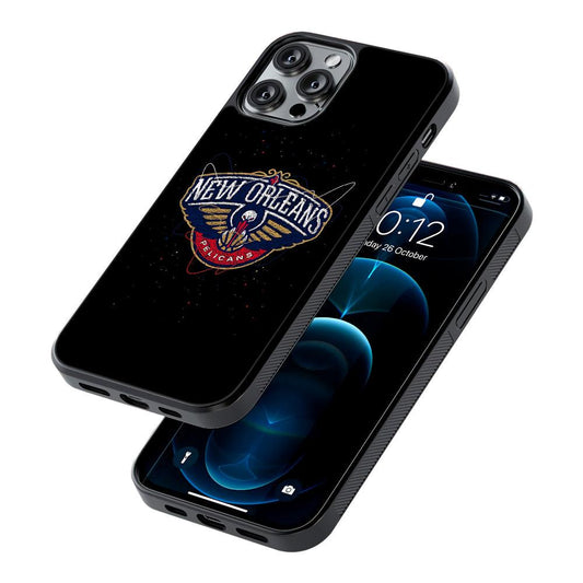 New Orleans Pelicans Abstract 2D Rubber Phone Case-Oxvistore