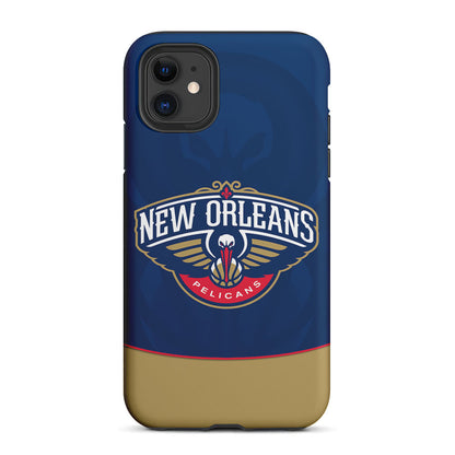 New Orleans Pelicans Logo 2 in 1 Tough Phone Case