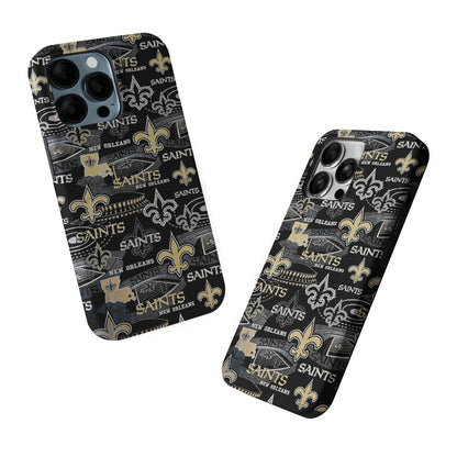 New Orleans Saints Pattern 2 in 1 Tough Phone Case