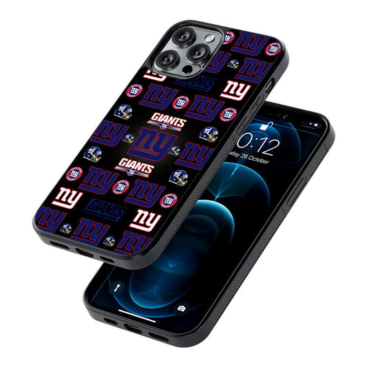 New York Giants Logo Pattern 2D Rubber Phone Case-Oxvistore