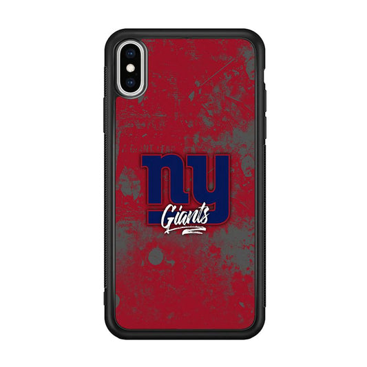 New York Giants Shadows of Passion iPhone Xs Max Case-Oxvistore