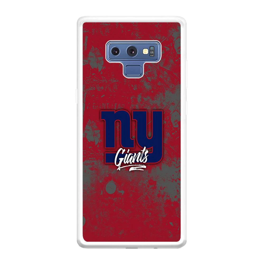 New York Giants Shadows of Passion Samsung Galaxy Note 9 Case-Oxvistore