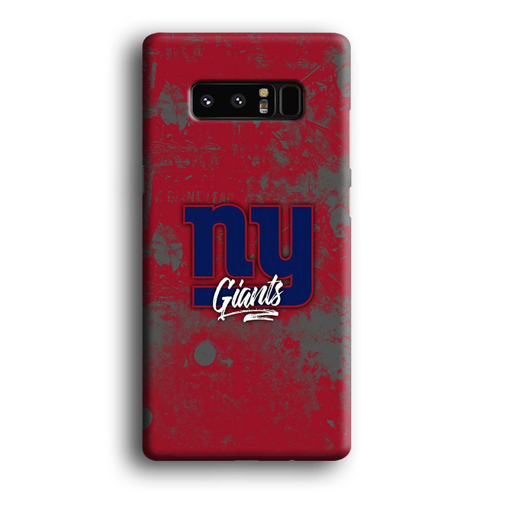 New York Giants Shadows of Passion Samsung Galaxy Note 8 Case-Oxvistore