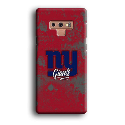 New York Giants Shadows of Passion Samsung Galaxy Note 9 Case-Oxvistore