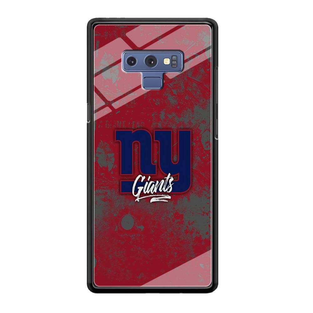 New York Giants Shadows of Passion Samsung Galaxy Note 9 Case-Oxvistore