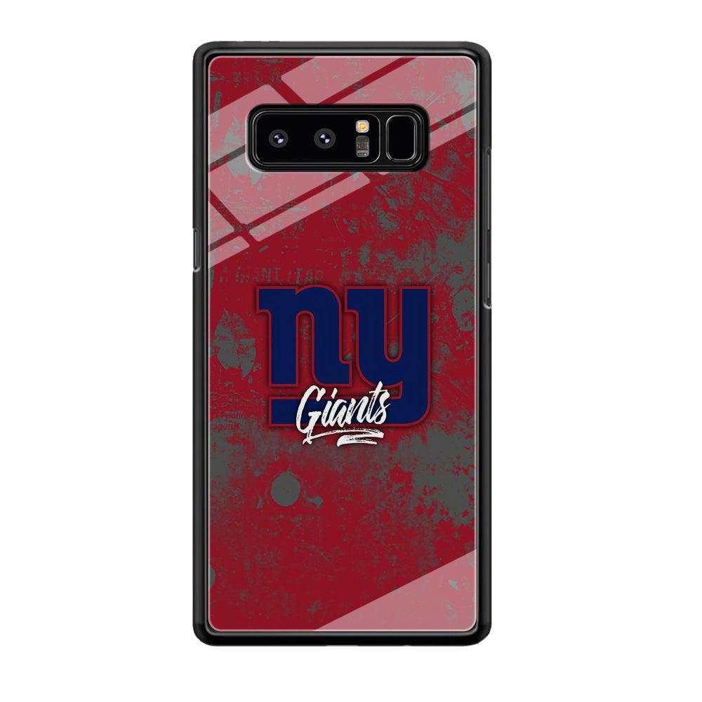 New York Giants Shadows of Passion Samsung Galaxy Note 8 Case-Oxvistore