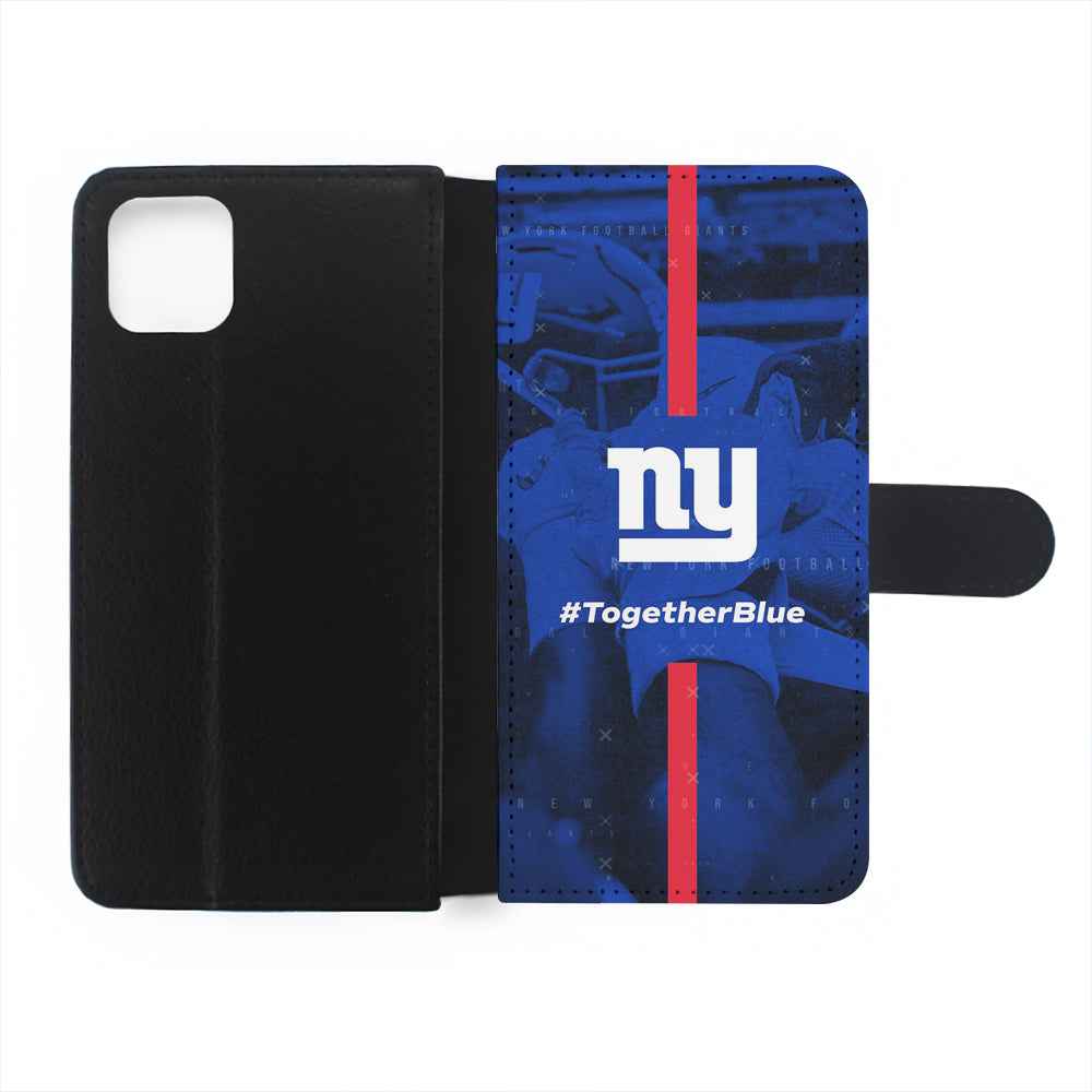 New York Giants Together Blue Flip Wallet Phone Case