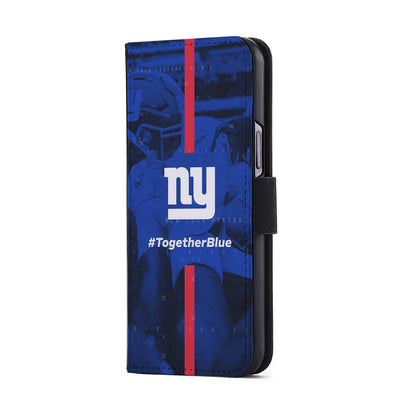 New York Giants Together Blue Flip Wallet Phone Case