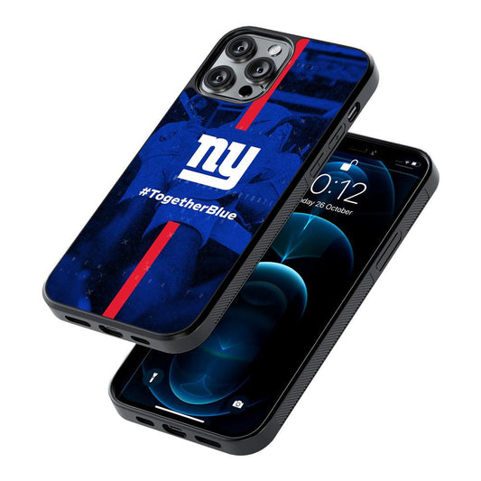 New York Giants Together Blue 2D Rubber Phone Case-Oxvistore