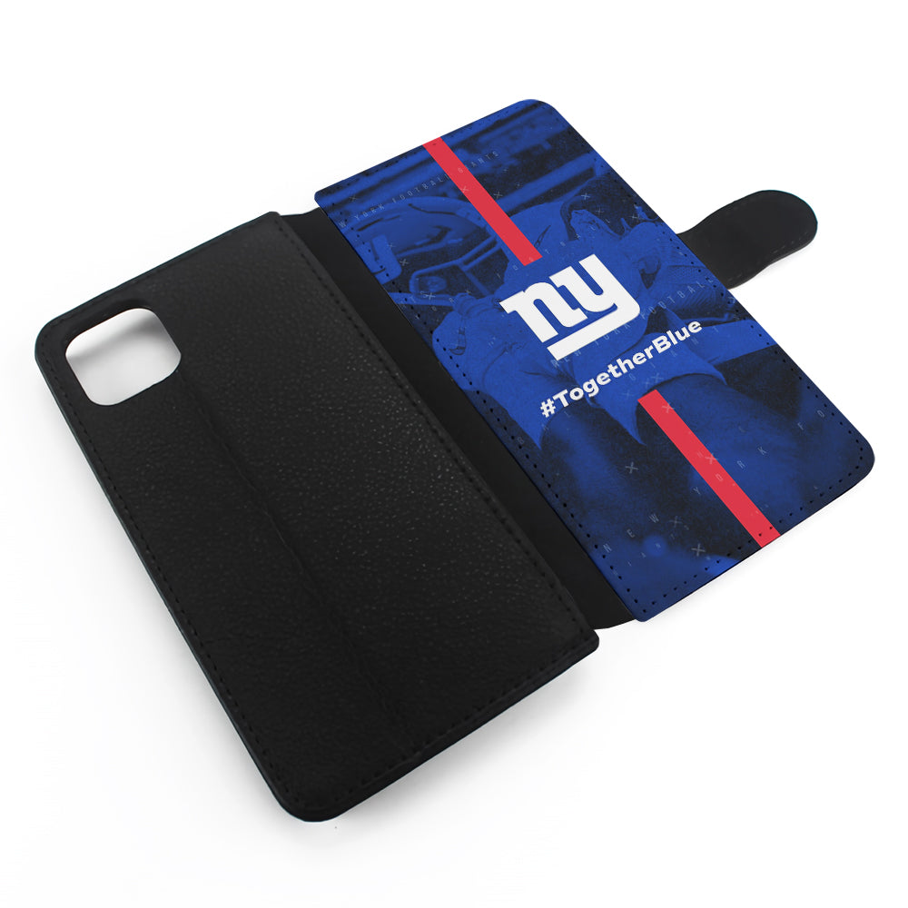 New York Giants Together Blue Flip Wallet Phone Case