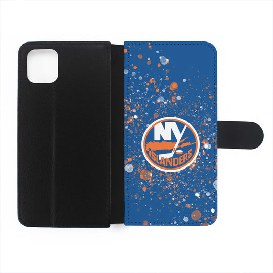 New York Islanders Art Flip Wallet Phone Case