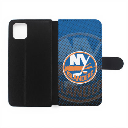 New York Islanders Logo Flip Wallet Phone Case