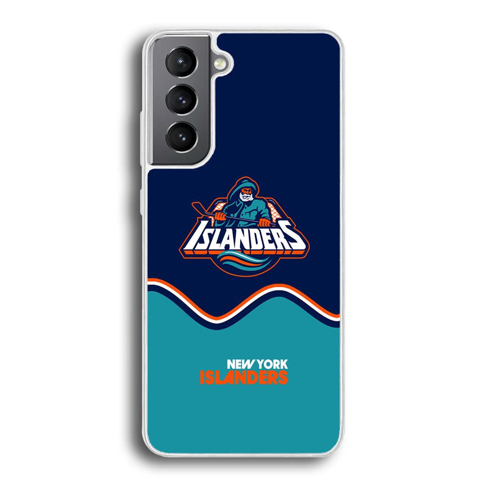 New York Islanders Waving The Ice Samsung Galaxy S21 Plus Case-Oxvistore