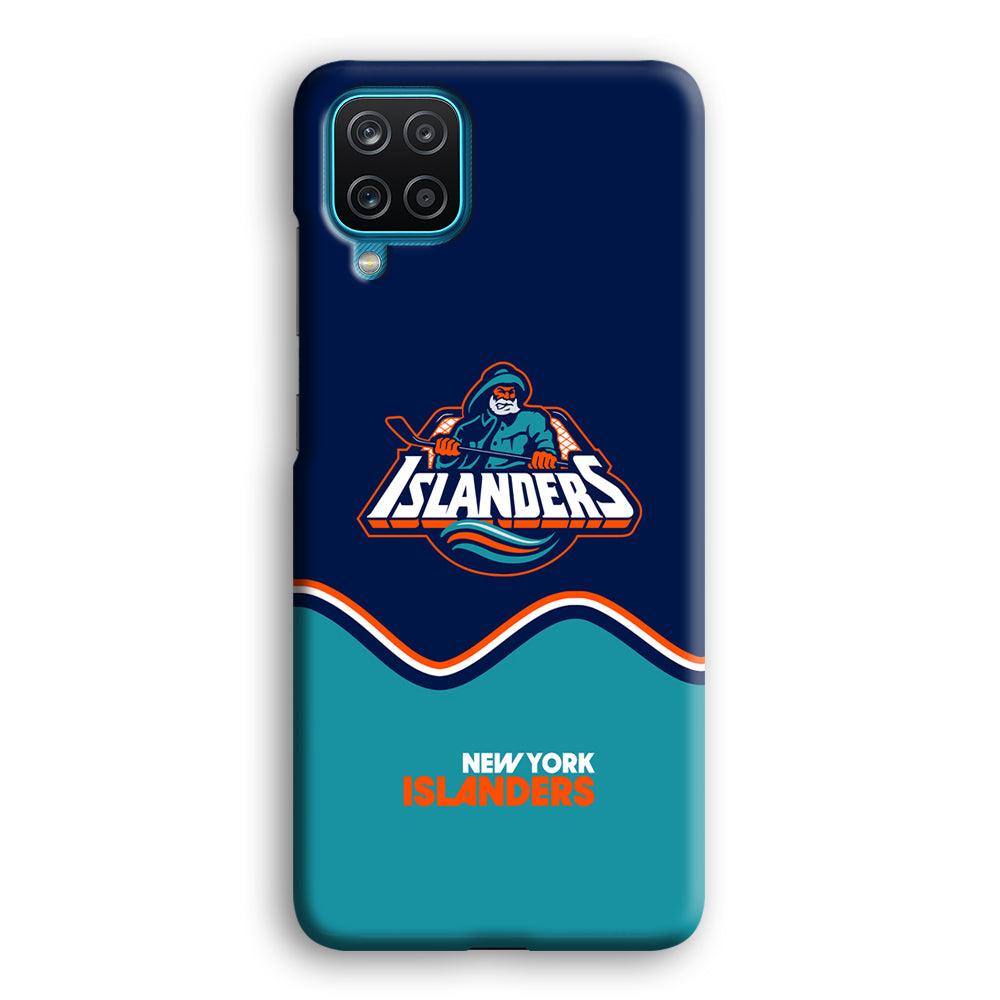 New York Islanders Waving The Ice Samsung Galaxy A12 Case-Oxvistore